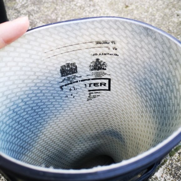 Hunter Rain Boots - Original Gloss Tall (Black) - Picture 6 of 6